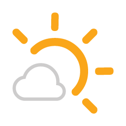 More Sun than clouds